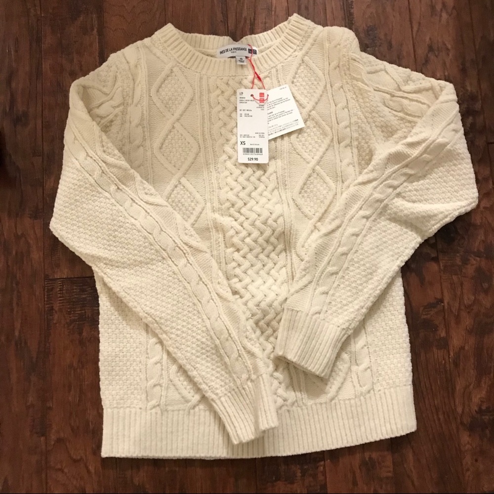 Ines de la fressange uniqlo sweater NWT XS